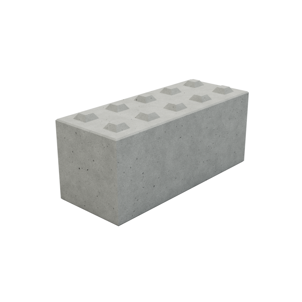 Betonový lego blok 60 cm x 150 cm x 60 cm
