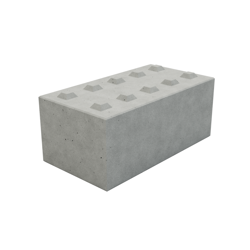 Betonový lego blok 80 cm x 150 cm x 60 cm