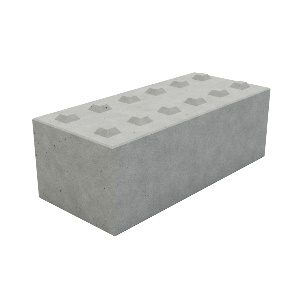 Betonový lego blok 80 cm x 180 cm x 60 cm