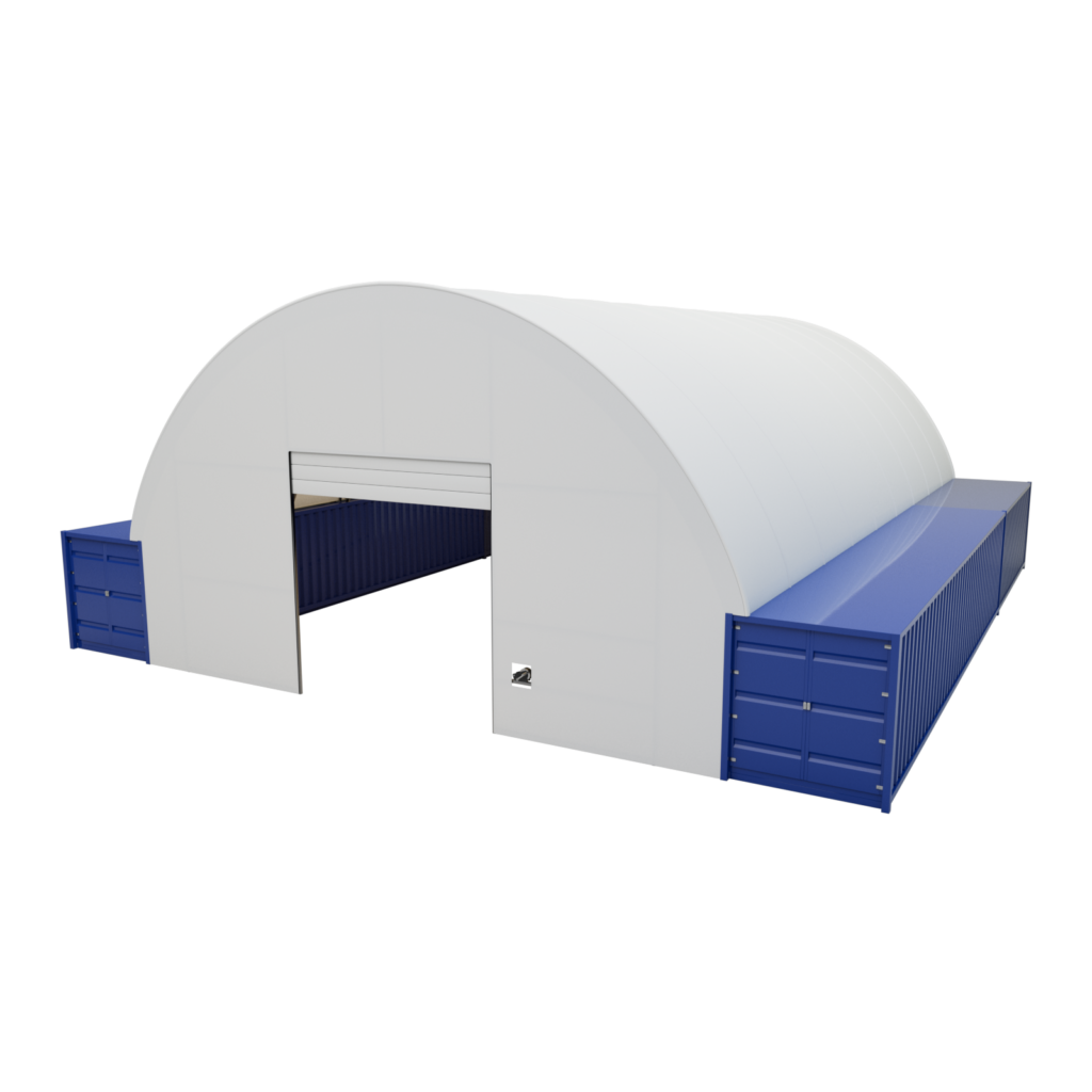 Přístřešek na lodní kontejnery 11