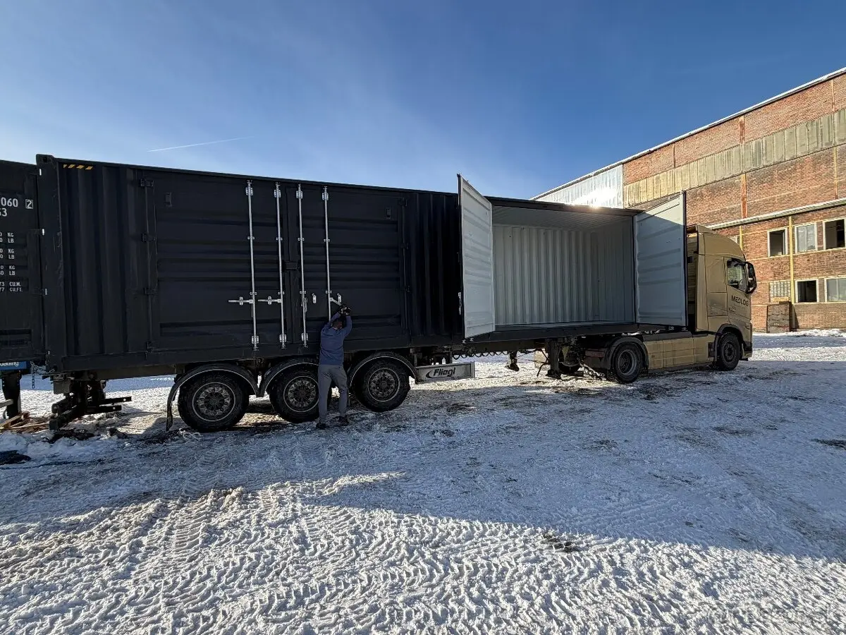 Lodní kontejner 40HC Side door- nový 2