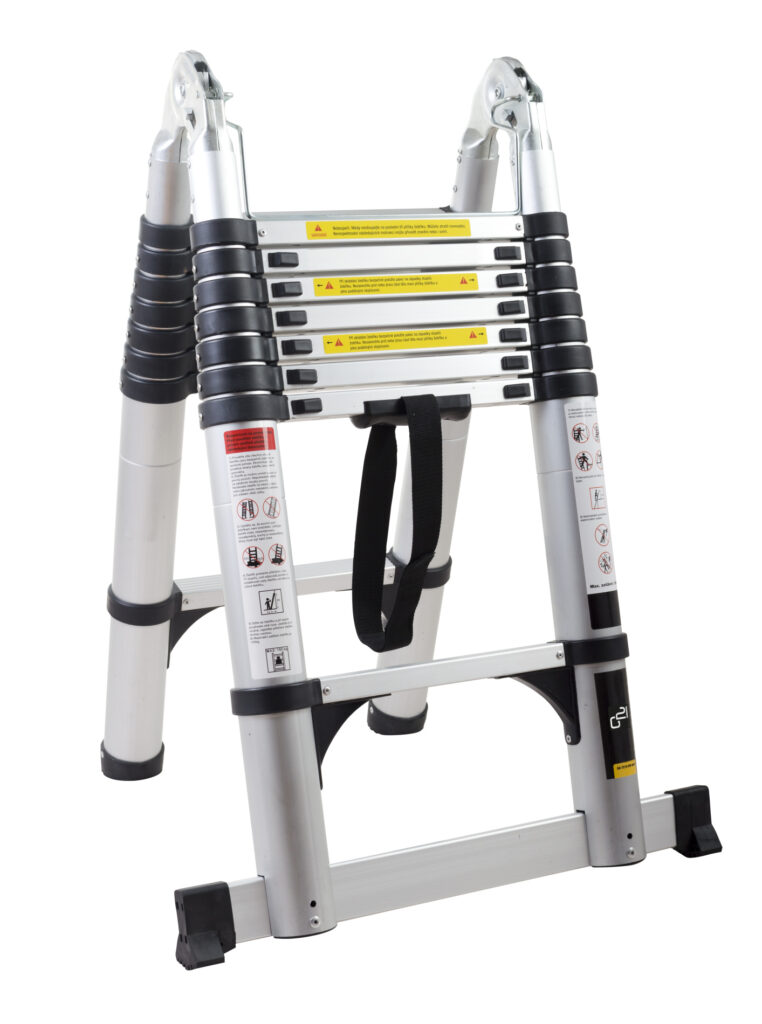Teleskopický dvoudílný žebřík