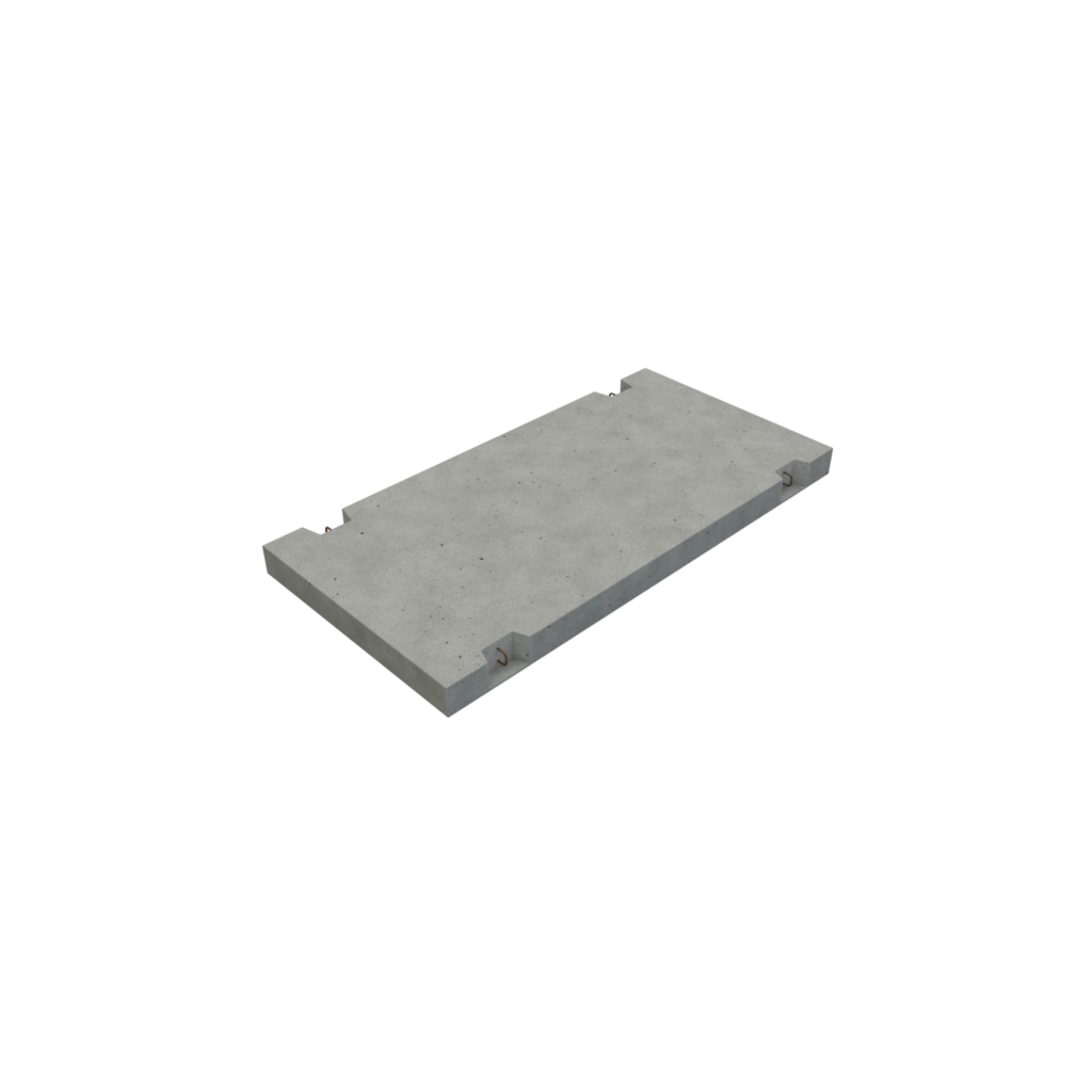 Betonový silniční panel zádlažbový 100 x 200 x 10 cm