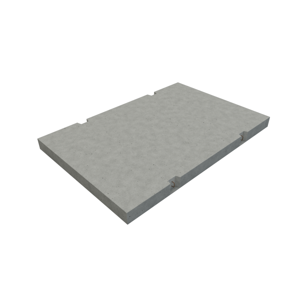 Betonový silniční panel 200 x 300 x 18 cm